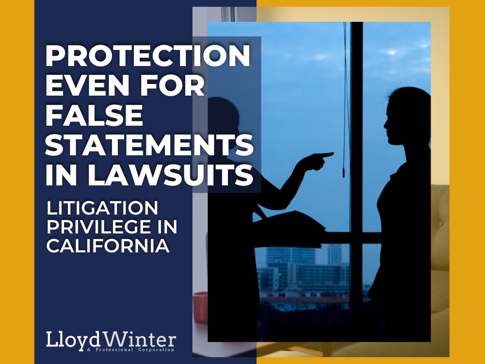 defamation litigation Protection Even - LloydWinter Law