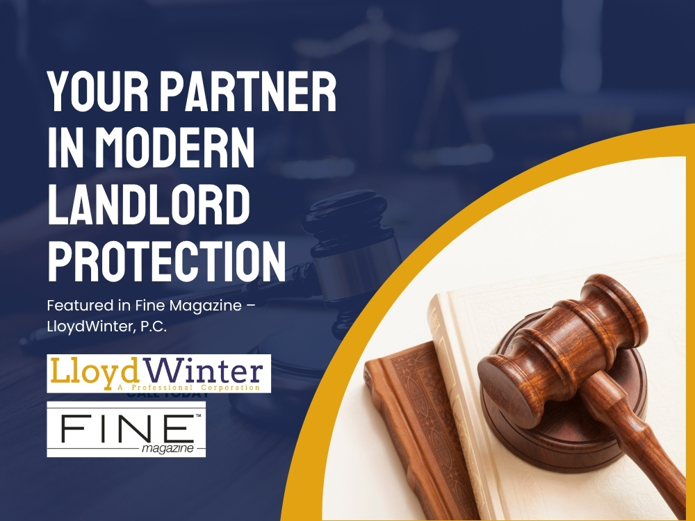 LloydWinter P.C. Fine Magazine - Your Partner in Modern Landlord Protection - Lloyd Winter Law